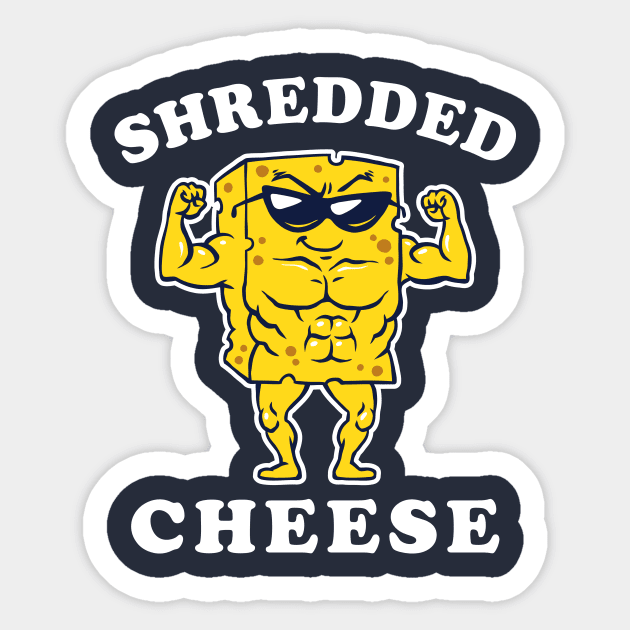 Shredded Cheese Sticker by dumbshirts